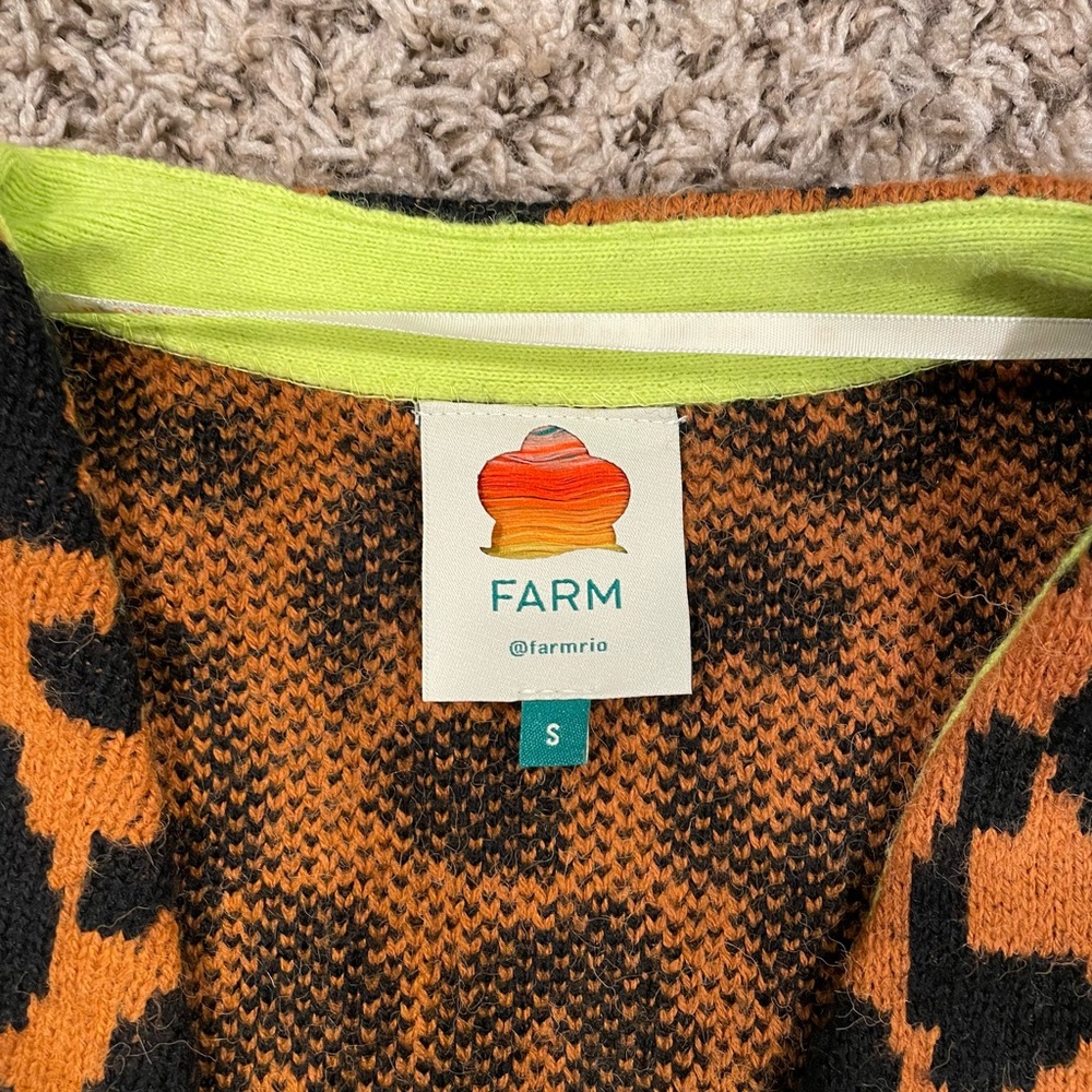 Farm Rio Leopard Print Sweater - Picture 2 of 7
